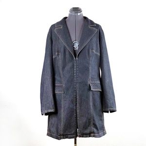 Bisou Bisou Indigo Denim Coat
